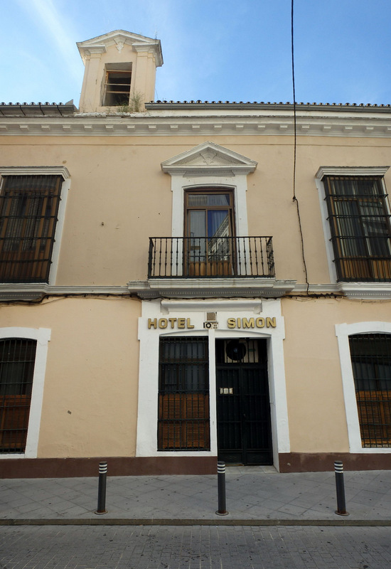 Hotel Simon, Back Entrance.